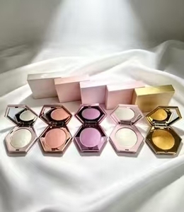 Usine de marque de luxe personnalisant votre logo, cosmétiques de beauté, poudre illuminatrice minérale brillante, palette de couleurs compacte. - Product Image 2