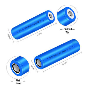 Pasokan Pabrik Baterai Lithium Isi Ulang 18650 <span class=keywords><strong>3</strong></span>.7V 1300mAh~2500mAh Sel Daya untuk Elektronik - Product Image 3