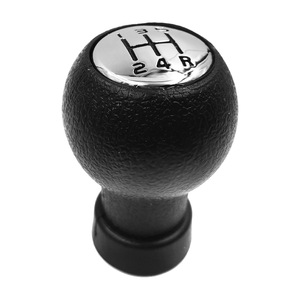 Pomo de palanca de cambios de coche Sirui, cuero, plateado electrochapado, 5 velocidades, para Suzuki Swift - Product Image 2