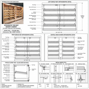 Vitrina <span class=keywords><strong>de</strong></span> Madera para Panadería Comercial con Iluminación LED, Mueble <span class=keywords><strong>de</strong></span> Almacenamiento <span class=keywords><strong>de</strong></span> Pan para Pastelería - Product Image 4