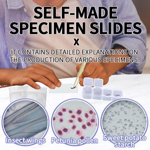 Kit d'exploration scientifique optique pour enfants, <span class=keywords><strong>microscope</strong></span> de poche miniature 60-120x, <span class=keywords><strong>microscope</strong></span> éducatif pour enfants - Product Image 6