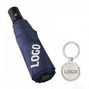 Automatic Rain With Logo Printed 3 <b>Folding</b> Uv Umbrella for Promo Wholesale Business Gift Parapluie Custom Promotional Gifts - Product Image 1