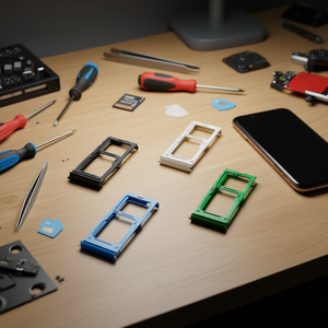 Vassoio per SIM e MicroSD per Samsung Galaxy A52s 5G Opzioni di colore nero bianco blu verde - Product Image 2