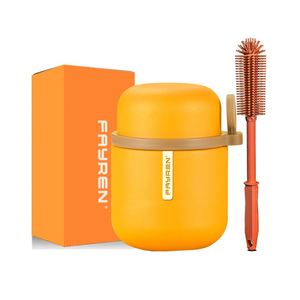 Conteneur isolé en acier inoxydable pour réchauffer les aliments Conteneur pour enfants Fiole à soupe Bocaux Conteneur à déjeuner étanche pour adultes - Product Image 1