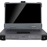 Ordinateur industriel portable de 15.6 pouces avec Intel Celeron/I3/I5/I7 CPU vers le haut LCD robuste ordinateur portable intégré Stock de produits informatiques