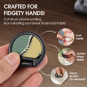 Đầy Màu sắc Silicone <span class=keywords><strong>Fidget</strong></span> <span class=keywords><strong>Spinner</strong></span> lo lắng đá giảm căng thẳng Đồ chơi 360 độ xoay Silicone Flipper <span class=keywords><strong>Spinner</strong></span> - Product Image 4