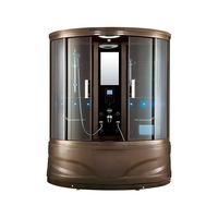Sauna intérieur Whirlpool et salle de bain à vapeur combinée Salle de douche à vapeur