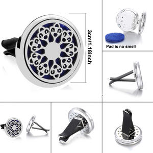 Customized Luxury Aroma <b>Car</b> Vent Air Purifier Natural Evaporation Stainless Steel Vent Clip <b>Diffuser</b> - Product Image 6