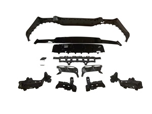 Nuovo Diffusore Posteriore <span class=keywords><strong>Mercedes</strong></span> <span class=keywords><strong>C253</strong></span>/GLC-COUPE 2016-2022 43 AMG con Strisce Nere - Parte di Ricambio - Product Image 3