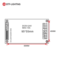 Contrôleur de décodeur pour bandes led, 3 canaux, vente en gros, dmx 512