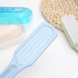 Cepillo para zapatos con cerdas suaves, herramienta de limpieza de plástico para zapatos, cepillo para tela, color aleatorio FH-225 - Product Image 4