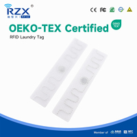 Étiquette RFID UHF 70*15mm avec puce NXP UCODE 9 pour le suivi du linge/gestion des textiles hôteliers/applications de blanchisserie industrielle