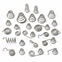 Ressort en acier spiralé, ressort tactile sensible, ressort conducteur industriel, ressort tactile personnalisé pour interrupteur capacitif
