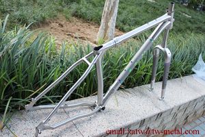 Cadres de vélo de route en titane (Ti) imprimés en 3D avec coupleurs <span class=keywords><strong>Rohloff</strong></span> Cadres de vélo de gravier imprimés en 3D pour vélos de route - Product Image 6