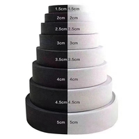 Bande élastique tricotée noire et blanche en promotion, 40 m par rouleau, pour accessoires vestimentaires, ceintures, sacs et textiles de maison