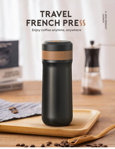 Portable Voyage Français Presse Tasse À Café Portable Voyage Français Presse <span class=keywords><strong>Cafetière</strong></span> 350ml - Product Image 2