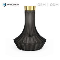 Base de Chicha en Verre Moderne, Vente Directe Usine, Personnalisable OEM/ODM, Accessoires Chicha, Bouteille en Verre pour Kit Chicha