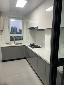 Mobili da <span class=keywords><strong>cucina</strong></span> semplici moderni su misura per cucine a forma di L di piccole <span class=keywords><strong>dimensioni</strong></span> mobili da <span class=keywords><strong>cucina</strong></span> pratici con finitura per animali domestici - Product Image 5