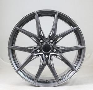 Mingyue 18X8 Hyper noir gris course Sport roue de voiture de tourisme pour <span class=keywords><strong>VW</strong></span> Polo Golf Audi A4 A5 BMW série 3 4 5 M2 M3 M4 E46 F30 Benz - Product Image 3