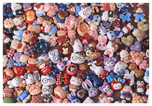 ขายส่งจี้เรซิ่นรูปดอกไม้น่ารัก สไตล์การ์ตูน สำหรับงานประดิษฐ์ DIY ตกแต่งเครื่องประดับ ติดเล็บ ผม กระเป๋า แก้ว - Product Image 5