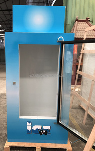 Porta di vetro singolo congelatore ghiaccio, coperta di stoccaggio di ghiaccio freezer - Product Image 3