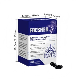 Freshen Kapseln Natürliche Lungenunterstützung Hustenlinderung & Immunstärkung Erwachsene 30 Kapseln - Product Image 6