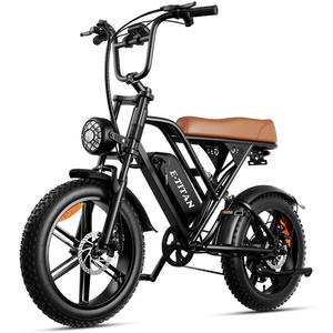 Bicicleta Eléctrica H9 al por Mayor de Europa y Estados Unidos, 48V V8, Cuadro de Acero, Neumático Grueso, Batería de 15ah, Motor en el Buje Delantero - Product Image 5