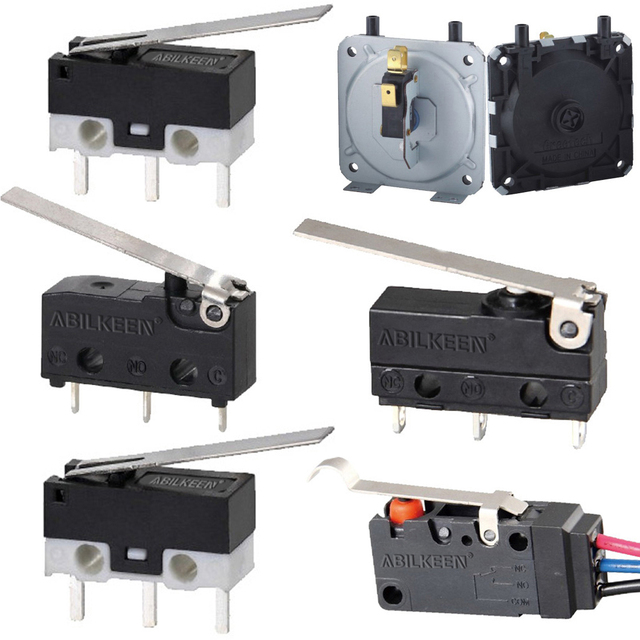 Microinterruptor IP67 Electrical Control Enclosed Limit Waterproof Mouth Electrical Micro Switch