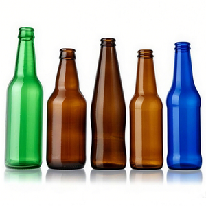 Clear Amber Blue Cylinder Glass Beer Bottles 330ml/500ml/640ml/1L Crown Cap Sealed Empty Industrial Use for Beer &amp; <strong>Soda</strong> - Product Image 4