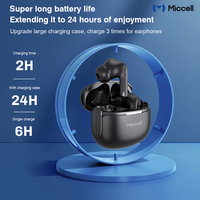 Écouteurs de jeu intra-auriculaires Miccell en gros, Bluetooth 5.4, faible latence, sans fil, suppression du bruit, TWS, pour le gaming