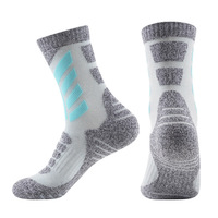 Chaussettes de ski Bioserica Era Winter, chaussettes épaisses à fond en tissu éponge, antidérapantes, résistantes à l'usure, amortissantes, en laine, chaudes