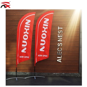 Tùy Chỉnh Quảng Cáo Vua Kích Thước <span class=keywords><strong>Swooper</strong></span> Bãi Biển Lông Cờ Cho Hiển Thị - Product Image 1