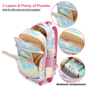 Mochila escolar con ruedas para niños y niñas, novedad - Product Image 5