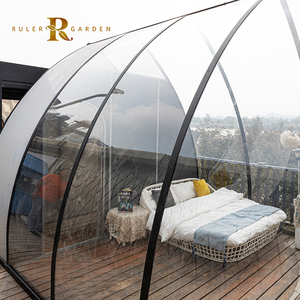 Tente de serrage pour l'extérieur Lodge Deserto Resort Tente en polycarbonate Tente de safari de luxe imperméable Tente d'hôtel de glamping transparente de luxe - Product Image 4