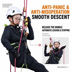 Descensor Antipánico Golmud G9 Pro para Trabajos <span class=keywords><strong>en</strong></span> Altura, Escalada y Rappel con Cuerda - Product Image 6