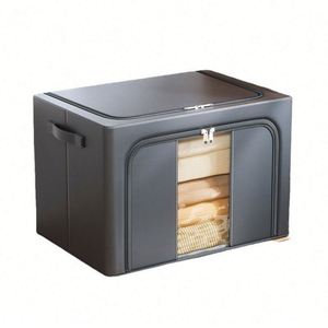 Large Capacity Foldable Sustainable Multifunctional Customizable Clothing Organizer Thickened Fabric Square Wardrobe <b>Storage</b> - Product Image 6