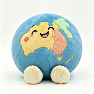 Peluche personnalisée de la Terre, peluche globe, peluche planète Terre, peluche Terre - Product Image 4