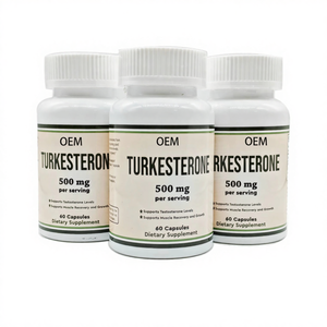 Capsules de Turkesterone en vente chaude OEM, extrait de poudre d'Ajuga Turkestanica, complexe de 60 capsules/flacon pour adultes - Product Image 2