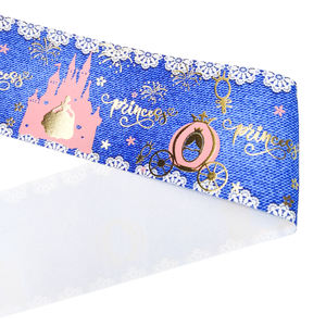 شرائط هولوغرافية قابلة للتخصيص بتقنية النقل الحراري لتزيين إكسسوارات شعر الفتيات في الحفلات وربط الأشياء معًا - Product Image 3