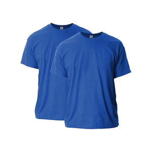 เสื้อยืดคอกลมแขนสั้นสำหรับผู้ชายกำหนดเอง2แพ็ค | เสื้อยืดไม่มีลายผ้าฝ้าย100% คอกลมแขนสั้น - Product Image 3