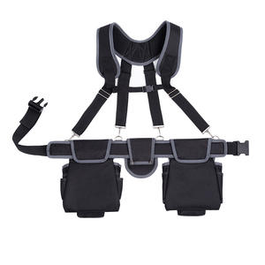 กระเป๋าเครื่องมือแบบปรับแต่งได้ สายสะพายไหล่ รับน้ำหนักได้ 200 ปอนด์ ผ้าอ๊อกซ์ฟอร์ดอเนกประสงค์ กระเป๋าคาดเอวใส่เครื่องมือ - Product Image 4