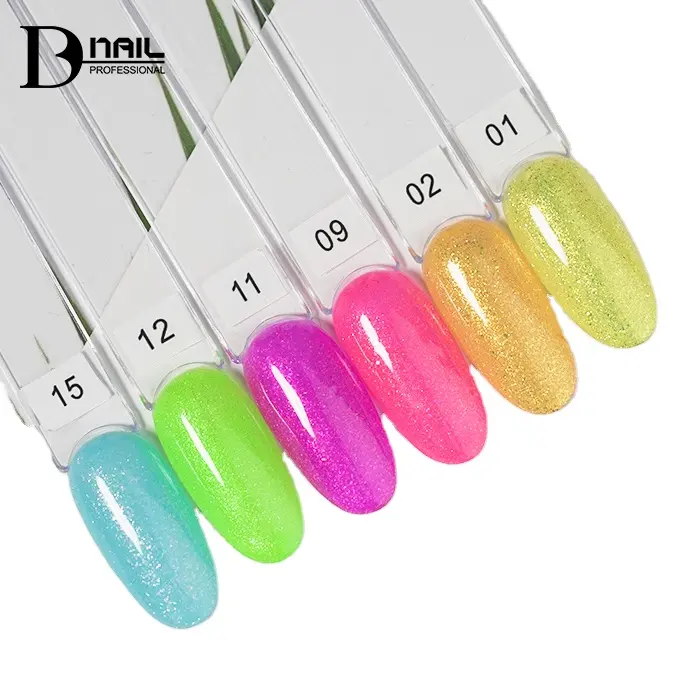 China Supplier Wholesale Neon Color LED UV Nail Polish Nail Polish Gel