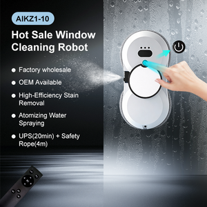 Nettoyeur de vitres électrique best-seller, 180 minutes d'autonomie, navigation intelligente, vente directe d'usine, pour propriétaires d'animaux et foyers, <span class=keywords><strong>lave</strong></span>-vitres - Product Image 2