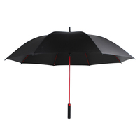 Parasol d'extérieur à double usage avec large auvent, structure renforcée, mât en fibre de verre, ouverture semi-automatique pratique, logo personnalisé