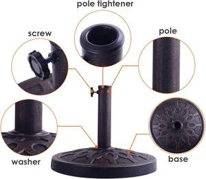 30lbs Base ombrellone per giardino, - Product Image 2