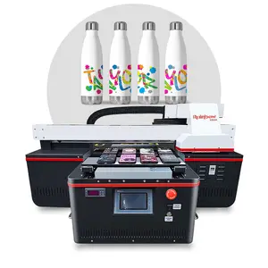 Máquina de impresión digital de cuero pu, tamaño A3, impresora led uv con cabeza DX8