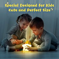 Veilleuse étoile mignonne pour enfants, 9 couleurs, batterie rechargeable, veilleuse pour bébé fille et garçon, lampe en silicone pour chambre d'enfant