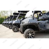Support OEM Nouvelle voiturette de golf électrique 48v alimentée par batterie au lithium 4-6 places Club Car pour kart touristique