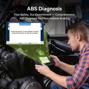 เครื่องสแกนมอเตอร์ไซค์อเนกประสงค์ OBD2 ระบบ ABS ทดสอบ ECU รีเซ็ต รองรับ EURO5 TopDiag M216 เครื่องมือวินิจฉัย 1 ปี สำหรับ YAMAHA - Product Image 5