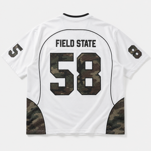 <b>White</b> V Neck Football Jersey Short Sleeve Streetwear Sports Shirt Casual Fan Wear 100% Polyester Quick Dry Unisex - Product Image 2